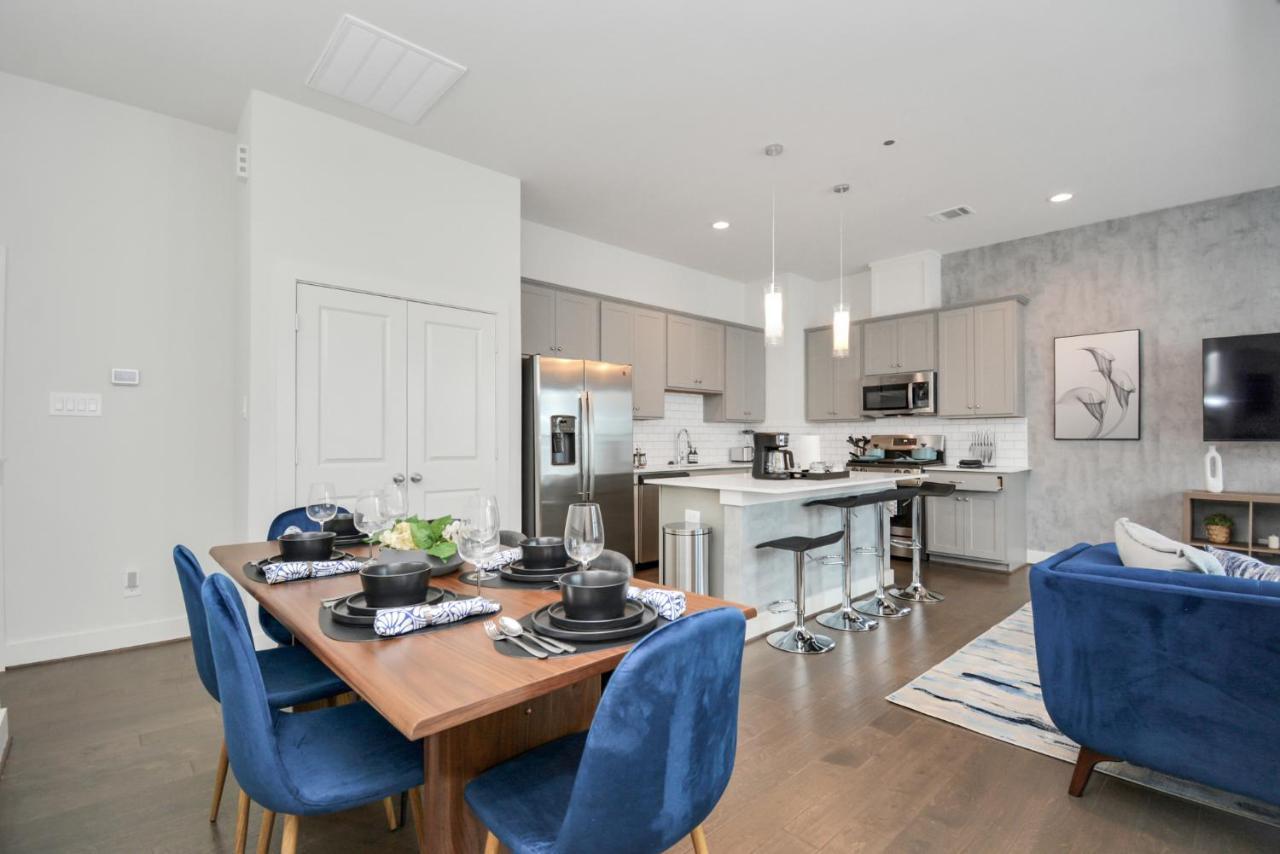 Casa Azure - New Modern 3 Bedroom Med Center, Nrg, Uh Хюстън Екстериор снимка