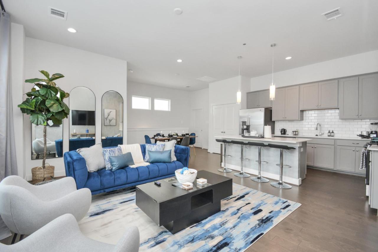 Casa Azure - New Modern 3 Bedroom Med Center, Nrg, Uh Хюстън Екстериор снимка