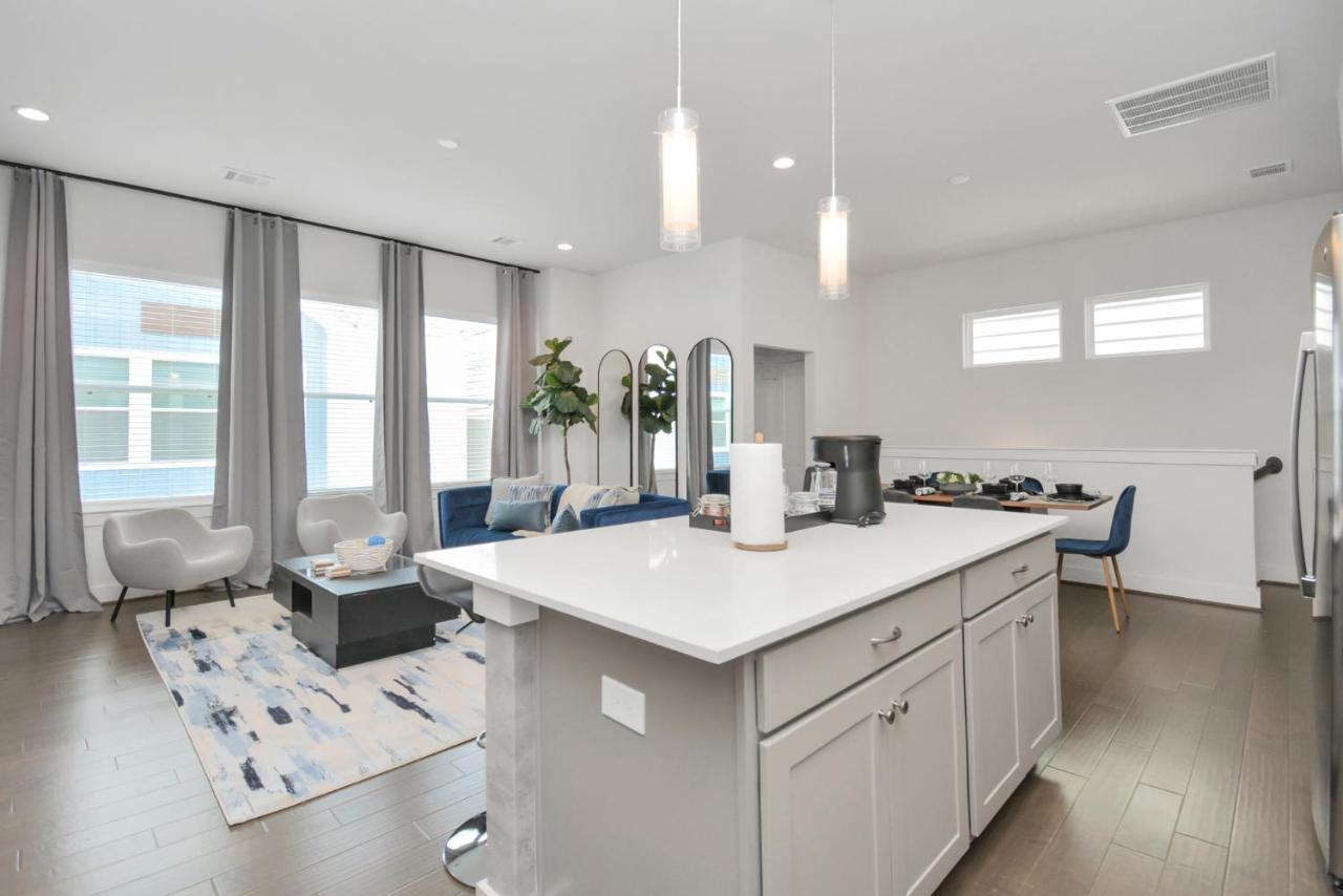 Casa Azure - New Modern 3 Bedroom Med Center, Nrg, Uh Хюстън Екстериор снимка